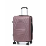 Valise rigide moyenne pas cher worldline sintra 3 - 66 cm rose