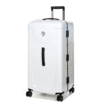 Valise rigide peugeot voyages trunk 80 cm blanc