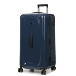 Valise rigide peugeot voyages trunk 80 cm bleu marine