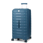 Valise rigide roncato b - flying trunk large 78. 5 cm denim bleu