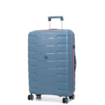Valise rigide roncato skyline 2. 0 neon 70 cm avio bleu