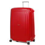 Valise rigide samsonite s'cure 81 cm crimson red rouge