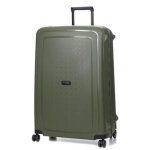Valise rigide samsonite s'cure 81 cm olive vert