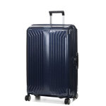 Valise rigide samsonite lite - box 75 cm deep blue bleu