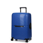 Valise rigide samsonite magnum eco 69 cm nautical blue bleu