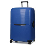 Valise rigide samsonite magnum eco 81 cm nautical blue bleu