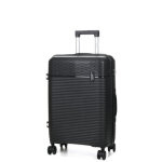 Valise rigide teneo linea 65 cm noir