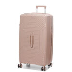 Grand valise rigide trunk pas cher worldline koh tao 80 cm vieux rose