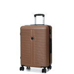 Valise rigide worldline leicester 66 cm toffee marron