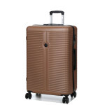 Valise rigide worldline leicester 76 cm toffee marron