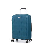 Valise rigide worldline potsdam 66 cm bleu p�trole