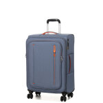 Valise souple extensible american tourister cloudrider 67 cm stone blue bleu
