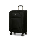 Valise souple extensible delsey helium dlx 71 cm noir