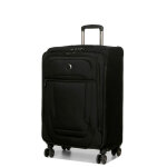 Valise souple extensible delsey helium dlx 71 cm noir