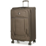 Valise souple extensible delsey helium dlx 83 cm moka marron