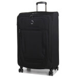 Valise souple extensible delsey helium dlx 83 cm noir