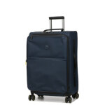Valise souple extensible delsey turenne soft 68 cm bleu nuit