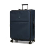Valise souple extensible delsey turenne soft 76. 5 cm bleu nuit