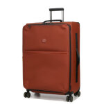 Valise souple extensible delsey turenne soft 76. 5 cm brique orange