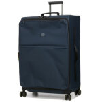 Valise souple extensible delsey turenne soft 82. 5 cm bleu nuit