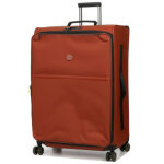 Valise souple extensible delsey turenne soft 82. 5 cm brique orange