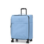 Valise souple extensible delsey x benetton be 65 cm bleu clair