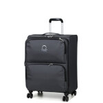 Valise souple extensible delsey x benetton ucb soft 65 cm noir