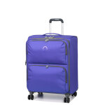 Valise souple extensible delsey x benetton ucb soft 65 cm violet