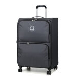 Valise souple extensible delsey x benetton ucb soft 76 cm noir