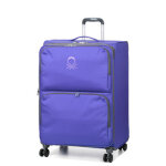 Valise souple extensible delsey x benetton ucb soft 76 cm violet