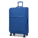 Valise souple extensible elite pure soft l 78 cm bleu classique