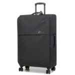 Valise souple extensible elite pure soft l 78 cm gris asphalte
