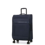 Valise souple extensible jump monthelys 67 cm bleu fonc