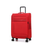 Valise souple extensible jump monthelys 67 cm rouge