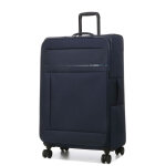 Valise souple extensible jump monthelys 78 cm bleu fonc�