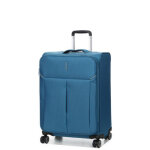 Valise souple extensible roncato ironik 2. 0 - 65 cm denim bleu
