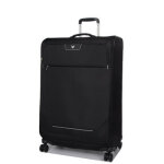Grande valise 100l souple extensible 4 roues roncato joy 75 cm noir