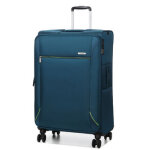 Valise souple extensible samsonite base breeze 78 cm petrol blue bleu