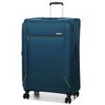 Valise souple extensible samsonite base breeze 81 cm petrol blue bleu