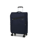 Valise souple extensible samsonite litebeam 66 cm midnight blue bleu