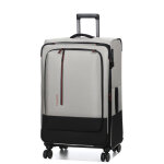 Valise souple extensible travelite crosslite 5. 0 l 77 cm nature blanc