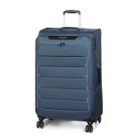 Valise souple extensible travelite skaii 78 cm bleu