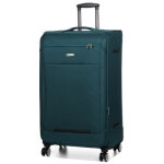 Valise souple extensible worldline corinthe 88 cm bleu canard vert