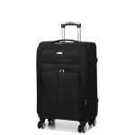 Valise souple extensible worldline horta 3 - 68 cm noir