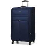 Valise souple extensible worldline horta 3 - 88 cm bleu marine