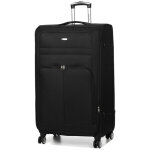 Valise souple extensible worldline horta 3 - 88 cm noir