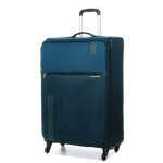 Valise souple roncato speed 78 cm vert bouteille bleu