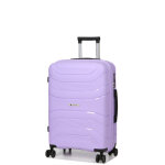 Valise taille moyenne rigide worldline syros 65 cm mauve violet