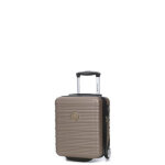 Valise underseat extensible linz 2 - 40x30x20 cm - 2 roues champagne beige
