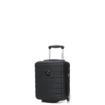 Valise underseat extensible linz 2 - 40x30x20 cm - 2 roues noir